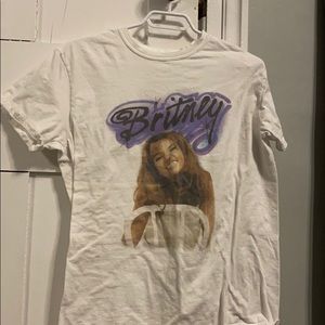 britney spears graphic t oversized